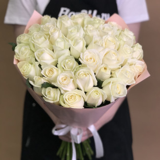 Букеты из роз Букет из 41 розы (50 см)