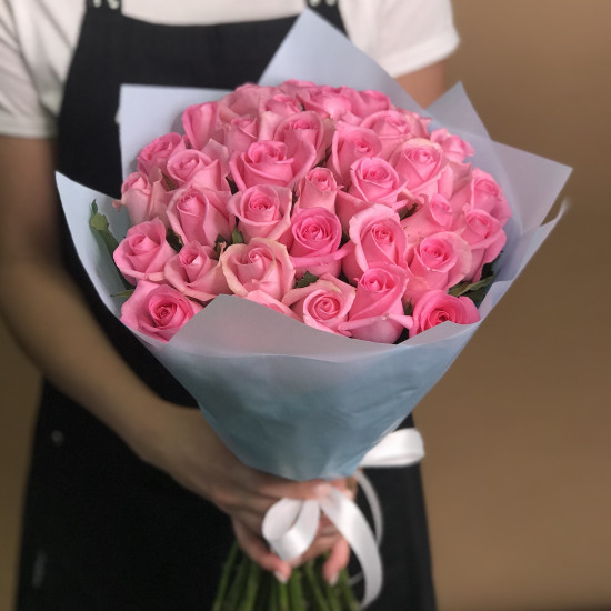 Букеты из роз Букет из 35 роз (80 см)